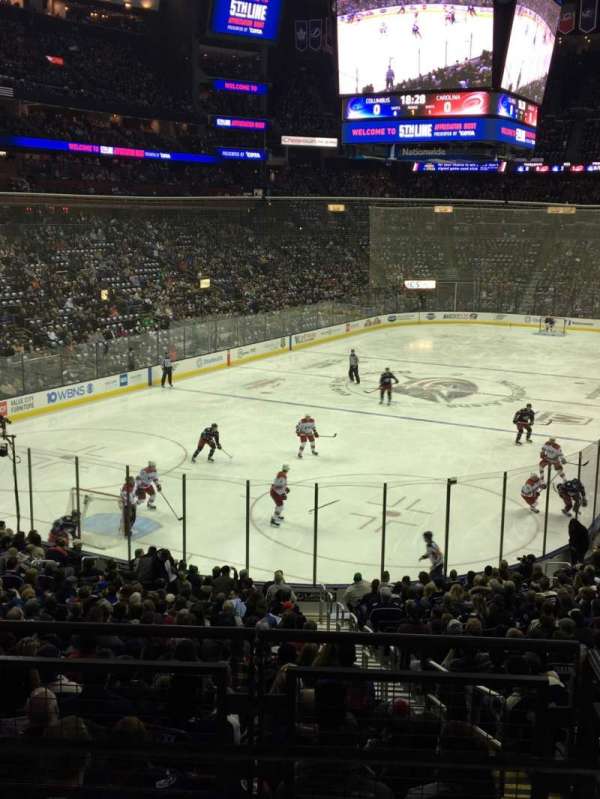 Nationwide Arena, section: C10, row: A, seat: 1