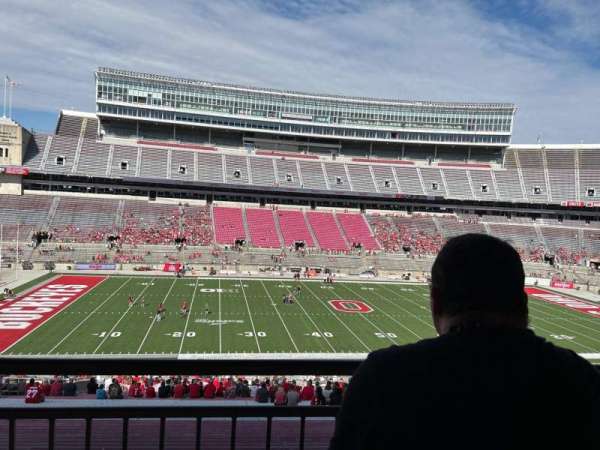 Ohio Stadium, section: 22B, row: 2, seat: 25