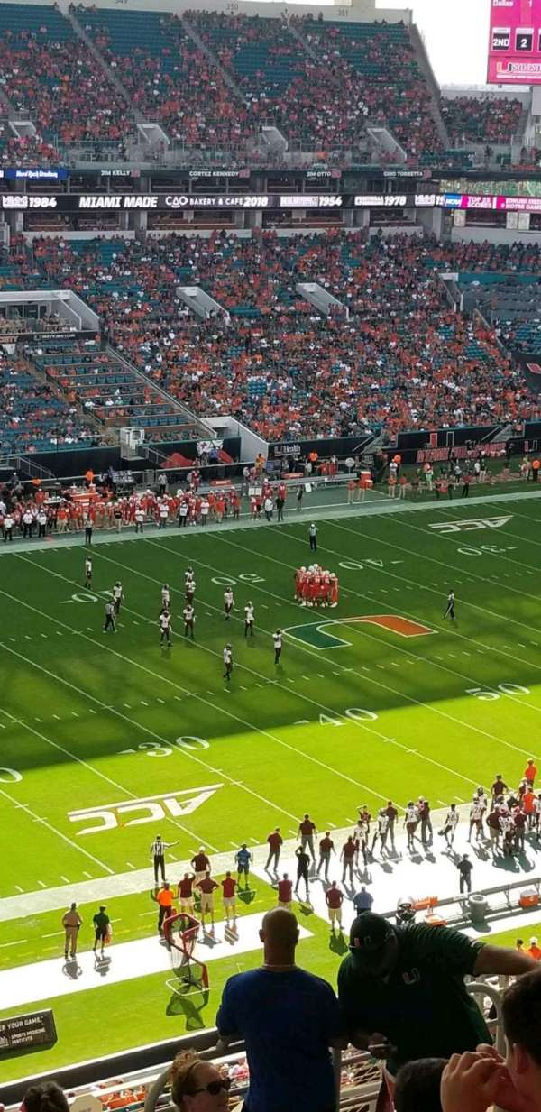 Hard Rock Stadium, section: 322, row: 23, seat: 17