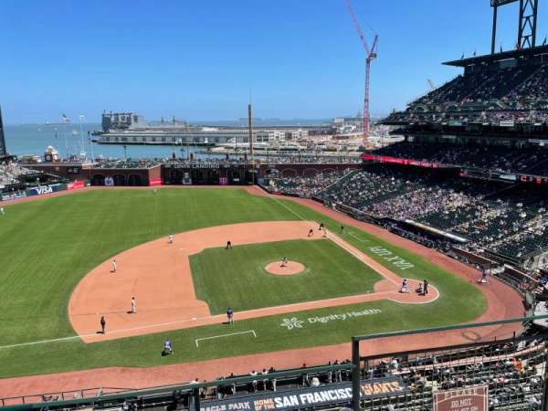 Oracle Park, section: VR324, row: C, seat: 3