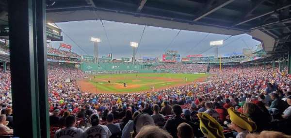 Fenway Park, section: Grandstand 19, row: 6, seat: 15
