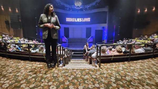 Mark Taper Forum, section: Floor, row: EE, seat: 105