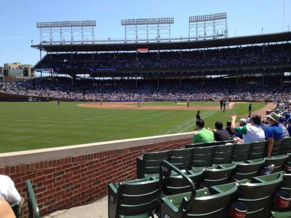 Wrigley Field, section: 102, row: 3, seat: 18