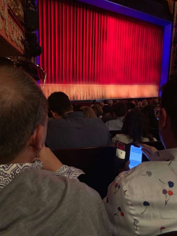 Longacre Theatre, section: Orchestra L, row: M, seat: 14