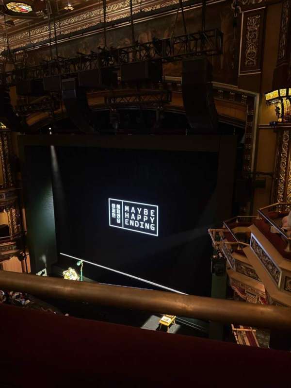 Belasco Theatre, section: Balcony R, row: A, seat: 14