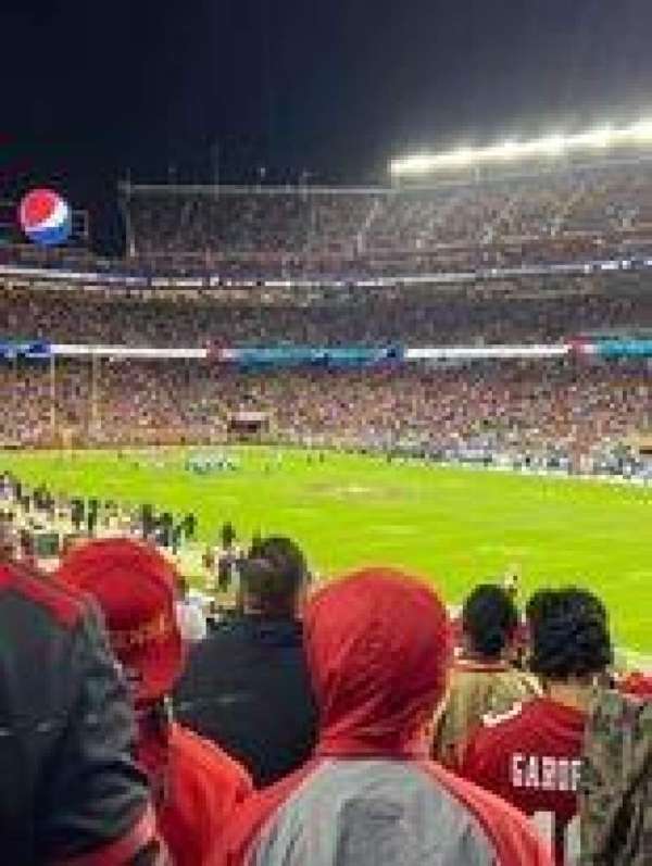 Levi's Stadium, section: 132, row: 24, seat: 20