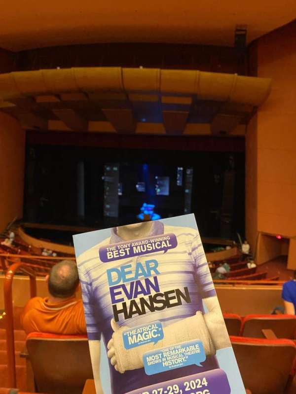 Main Stage at the Lied Center, section: Balcony Right, row: D, seat: 302