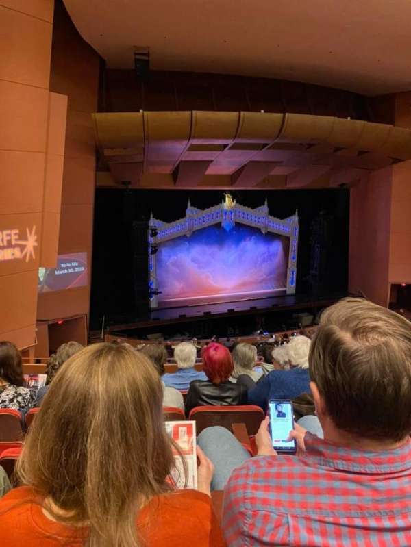 Main Stage at the Lied Center , section: Balcony Left, row: F, seat: 214