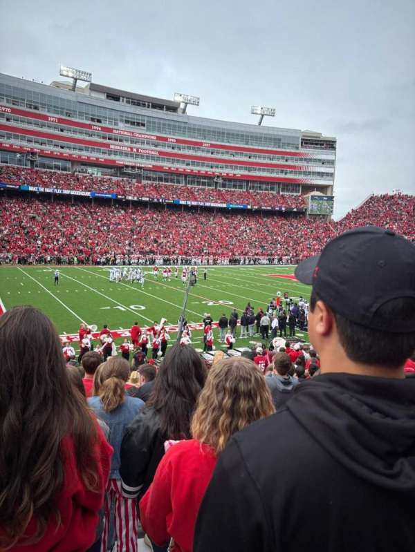 Memorial Stadium, Lincoln, section: 11, row: 14, seat: 2