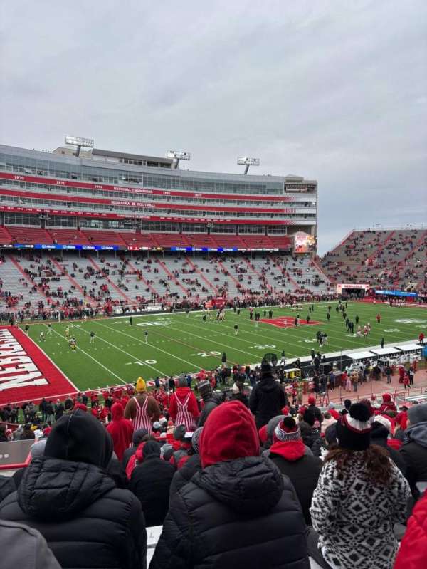 Memorial Stadium, Lincoln, section: 11, row: 33, seat: 8