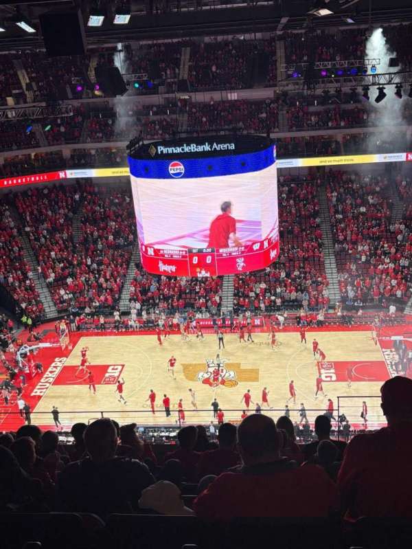 Pinnacle Bank Arena, section: 304, row: 9, seat: 2