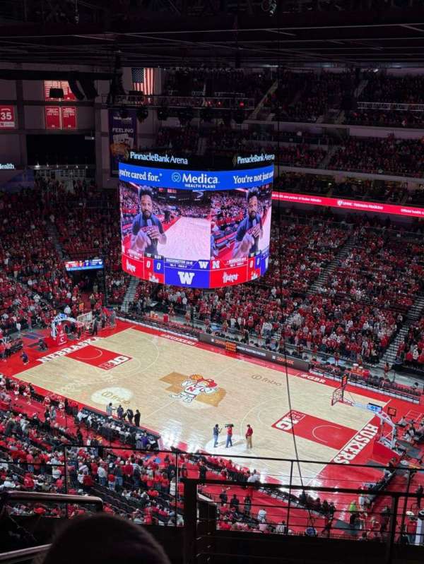 Pinnacle Bank Arena, section: 316, row: 6, seat: 20