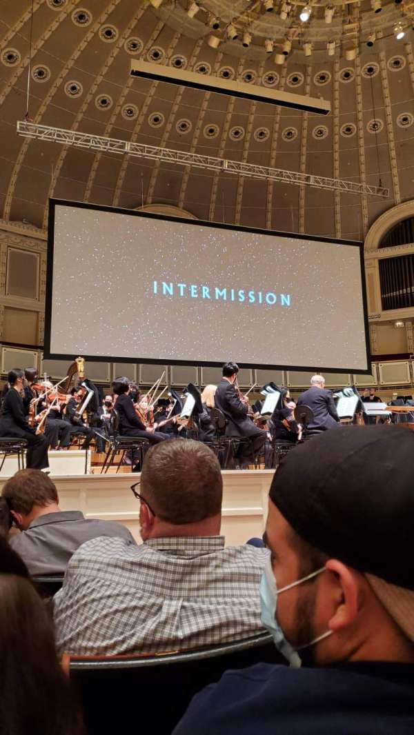Orchestra Hall, Chicago, section: Main Floor Left, row: F, seat: 3