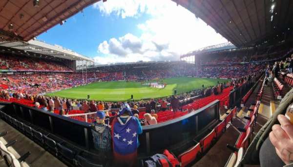 Old Trafford, section: N2406, row: 13