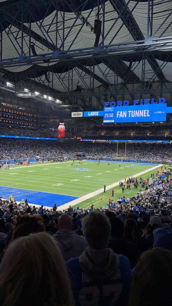 Ford Field, section: 120, row: 31, seat: 15