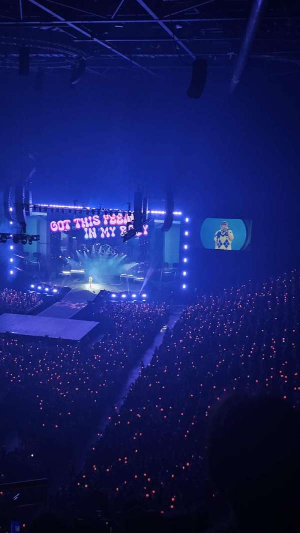 The O2, London, section: 414, row: G, seat: 783