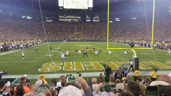 Lambeau Field, section: 138, row: 10, seat: 13