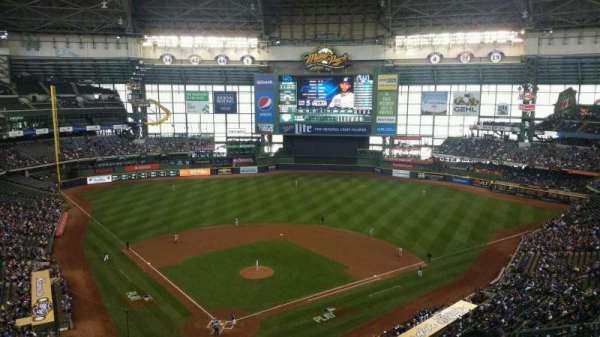 American Family Field, section: 420, row: 11, seat: 7