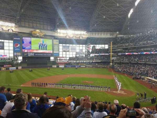 American Family Field, section: 222, row: 8, seat: 10