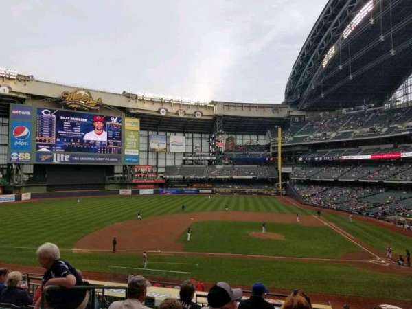 American Family Field, section: 223, row: 6, seat: 15