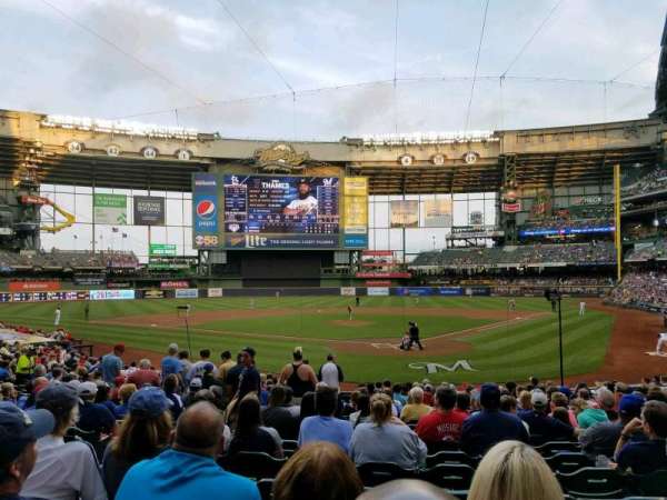 American Family Field, section: 117, row: 20, seat: 20