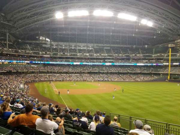 American Family Field, section: 206, row: 12, seat: 22
