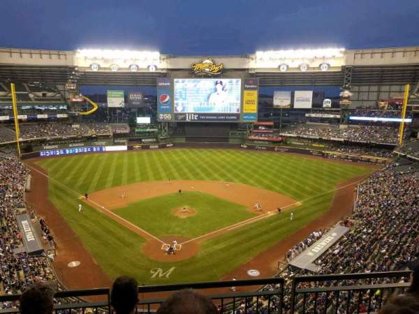 American Family Field, section: 421, row: 3, seat: 5