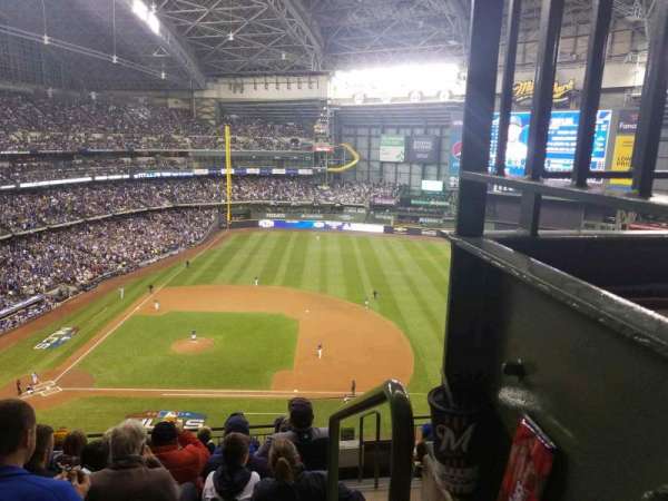 American Family Field, section: 415, row: 7, seat: 18