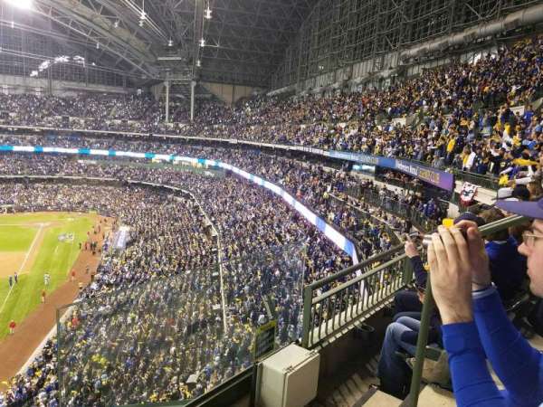 American Family Field, section: 439, row: 2, seat: 3