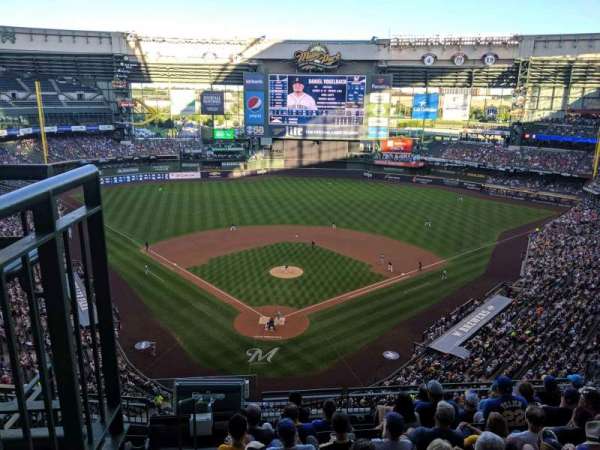 American Family Field, section: 421, row: 8, seat: 2