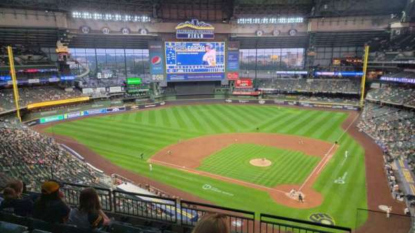 American Family Field, section: 425, row: 5, seat: 1