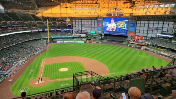 American Family Field, section: 417, row: 15, seat: 9