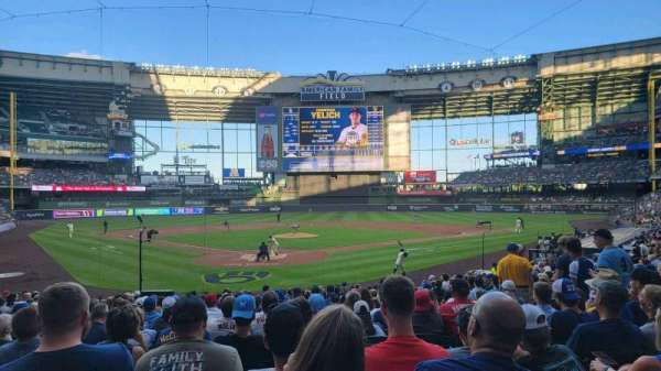 American Family Field, section: 117, row: 19, seat: 13