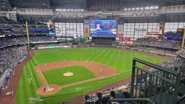American Family Field, section: 419, row: 6, seat: 12