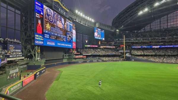 American Family Field, section: 233, row: 1, seat: 15
