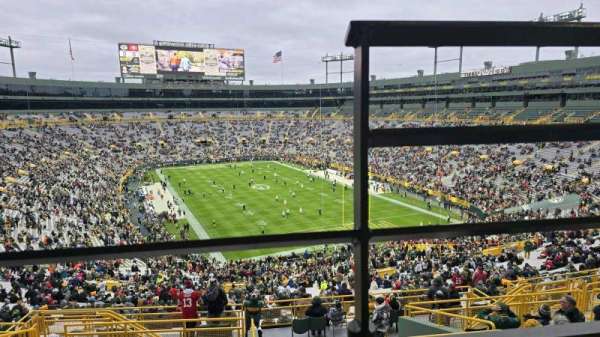 Lambeau Field, section: 442S, row: 1, seat: 21