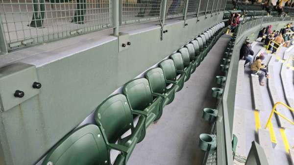 Lambeau Field, section: 442S, row: 1, seat: 21