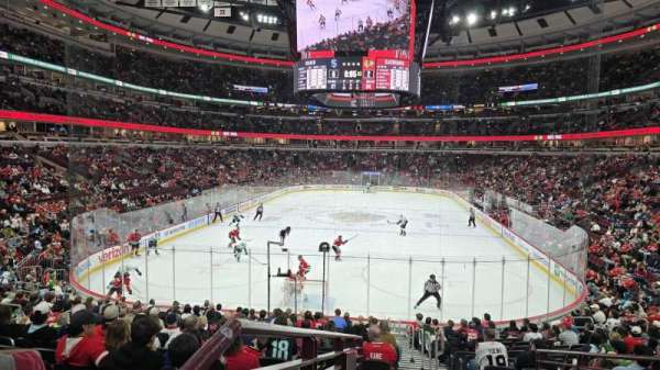 United Center, section: 106, row: 19, seat: 2