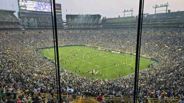 Lambeau Field, section: 490, row: 3, seat: 18