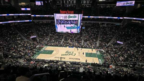 Fiserv Forum, section: 221, row: 10, seat: 22