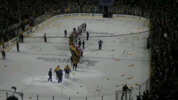 Bridgestone Arena, section: 202, row: H, seat: 10