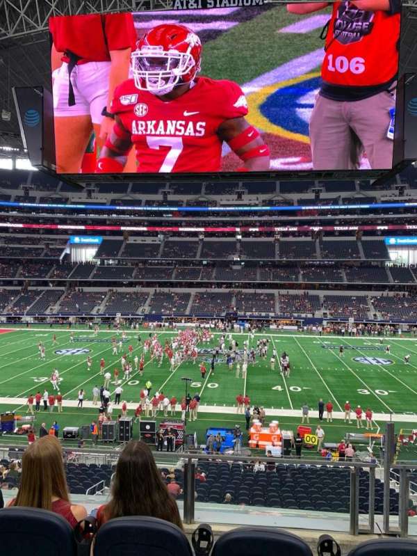 AT&T Stadium, section: C235, row: 4, seat: 11