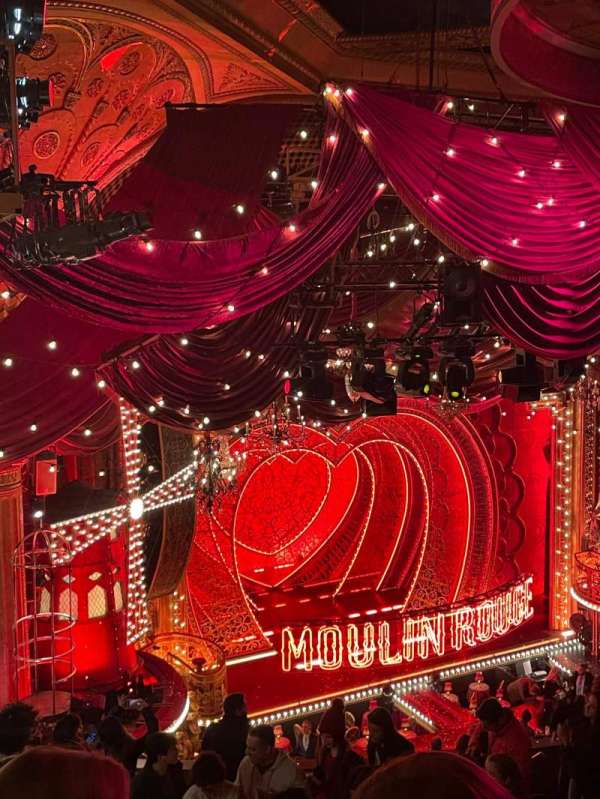 Al Hirschfeld Theatre, section: Mezzanine L, row: P, seat: 3