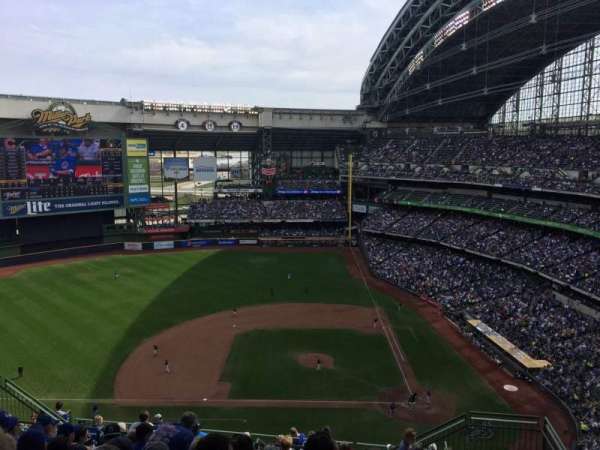 American Family Field, section: 428, row: 17, seat: 4