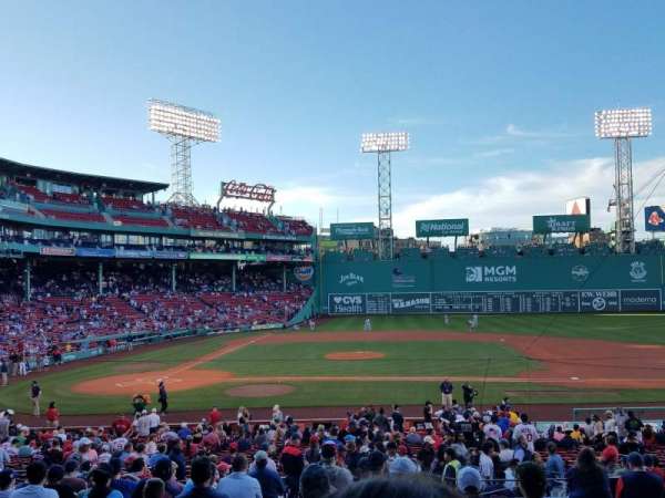 Fenway Park, section: Grandstand 15, row: 3, seat: 6