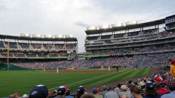 Nationals Park, section: 110, row: K, seat: 15