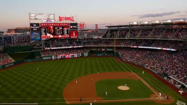 Nationals Park, section: 308, row: L, seat: 8