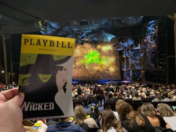 Gershwin Theatre, section: Orchestra R, row: W, seat: 6