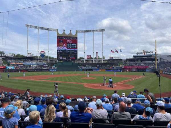 Kauffman Stadium, section: 126, row: J, seat: 7