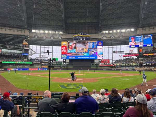 American Family Field, section: 117, row: 9, seat: 3